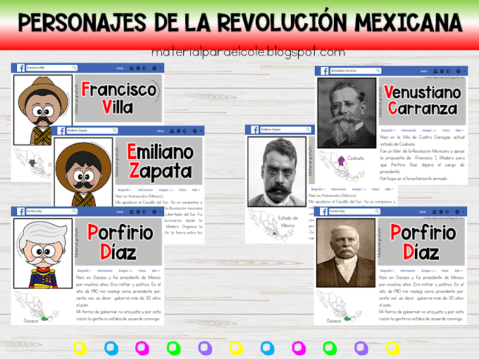 PERSONAJES DE LA REVOLUCIÓN MEXICANA