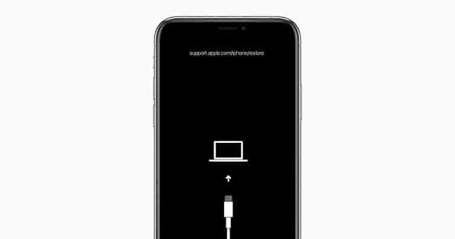 شاشة وضع الاسترداد على iPhone
