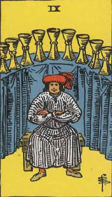 Nine of Cups reading.