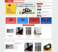 Website Blogspot Bán Hàng Vật Tư Nông Nghiệp-Mẫu Website Nông Nghiệp