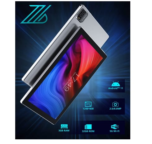 ZZB CP20 3GB RAM 32GB ROM Android 11 Tablet