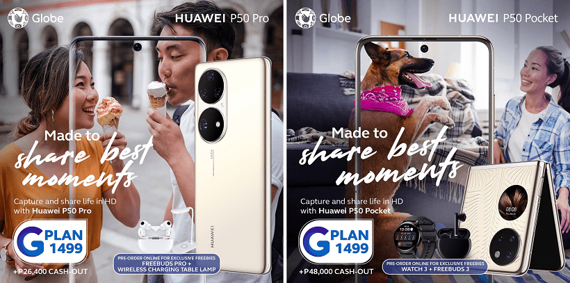 Globe Telecom exclusively opens pre-order for Huawei’s Flagship P50 Series