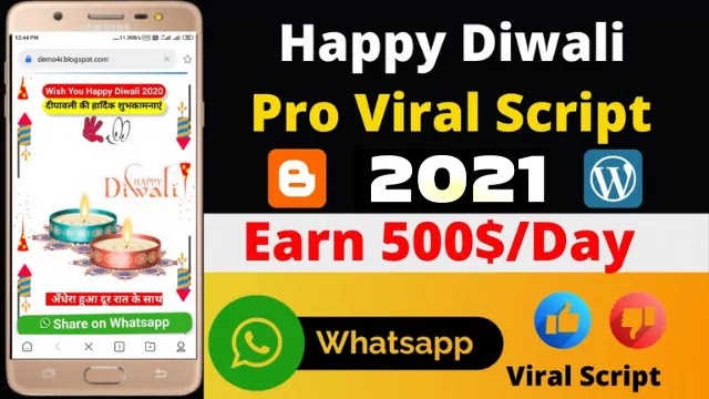 Top 1 New Happy Diwali Viral Script 2021 Download