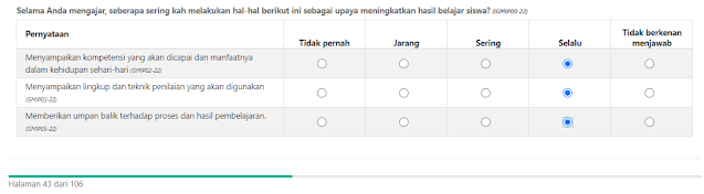 google ads Pengisian Survei Lingkungan Belajar Jenjang SD Tahun 2022