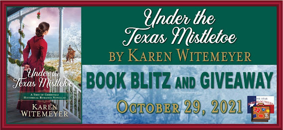 Under the Texas Mistletoe book blog tour promotion banner