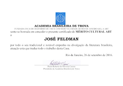Academia Brasileira de Trova - Mérito Cultural