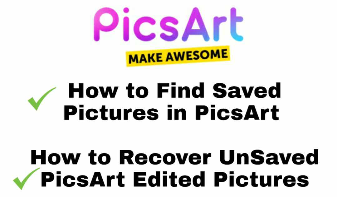 How to Find Saved Pictures in PicsArt | How to Restore UnSaved PicsArt Edited Pictures