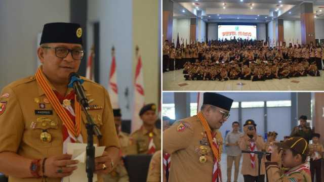 Tingkatkan Kreativitas Anggota Pramuka, Pesta Siaga Kwarcab 09 Kota Padang Dibuka Sekda 