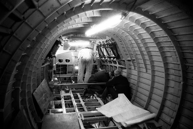Fotografías de la fabricación del Concorde en los años 60