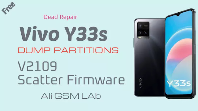 Vivo Y33s V2109 Scatter Firmware