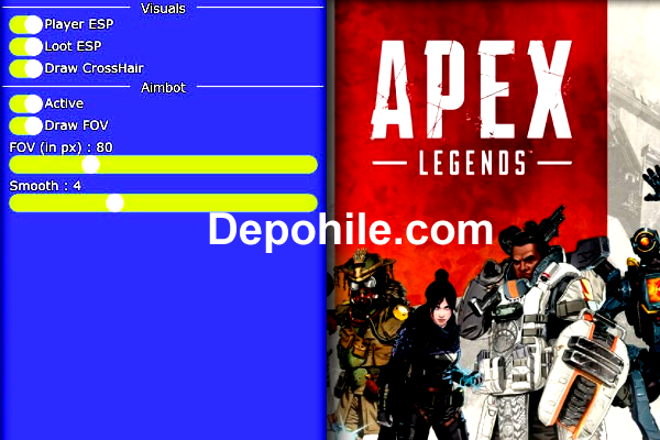 Apex Legends Blue Menü Wallhack, Aim Hilesi Bansız İndir