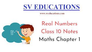 Real Numbers Class 10 Notes