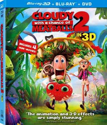 Cloudy With A Chance Of Meatballs 2 2013 480p 300MB Dual Audio