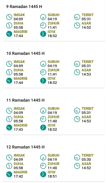 Jadwal Imsakiyah Ramadan 2024 Kabupaten Mojokerto Provinsi Jawa Timur