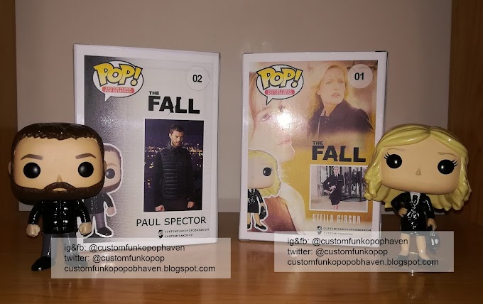 The Fall Custom Funko Pop of Stella Gibson and Paul Spector