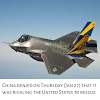 US F-35C contender stream crashes in South China