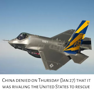 China denied on Thursday (Jan 27) that it was rivaling the United States to rescue