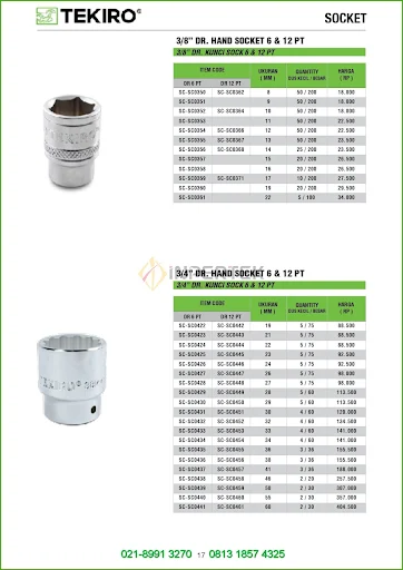 kunci socket kunci sok tekiro inpertek