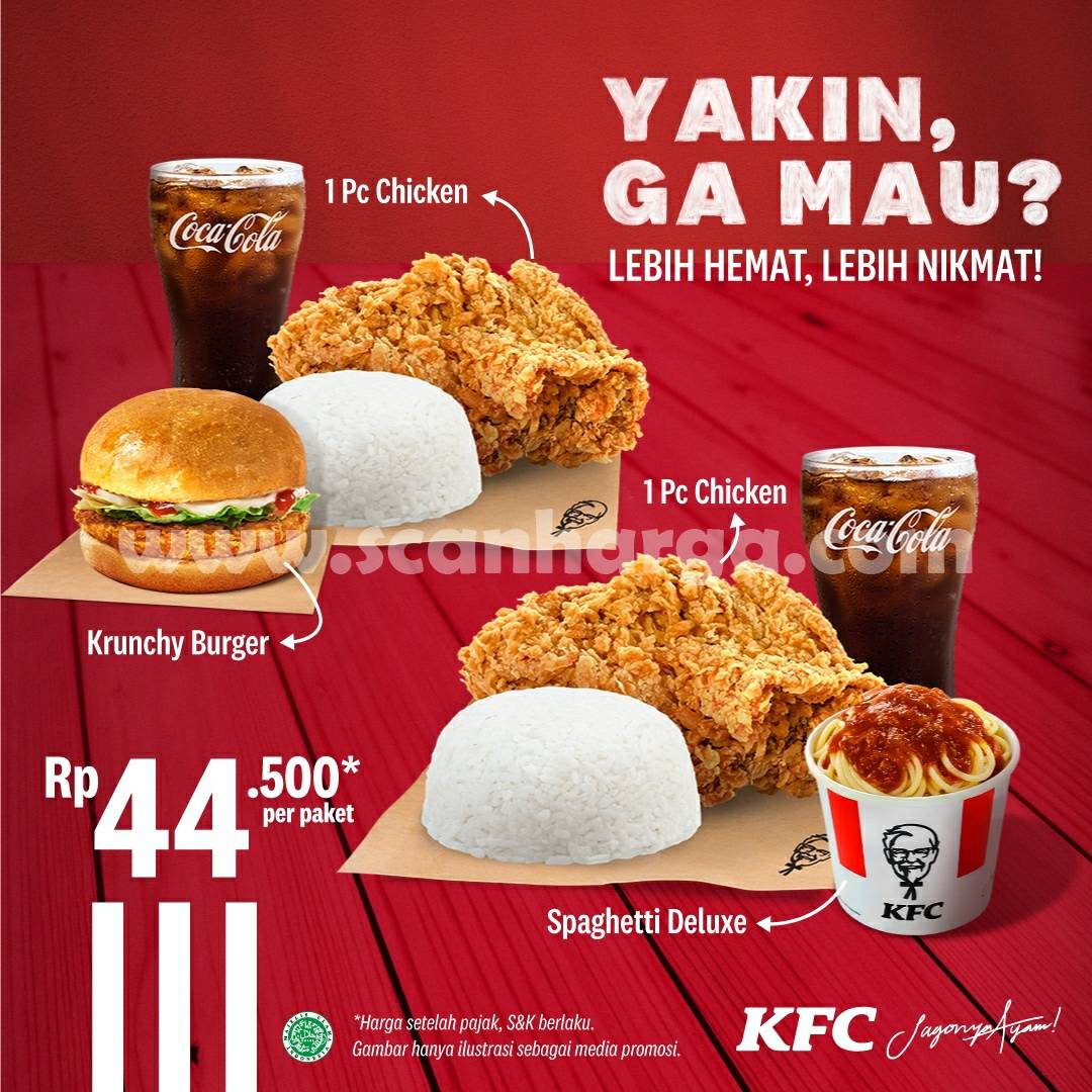 Promo KFC Terbaru Paket Super Besar 1 cuma Rp. 44 ribuan