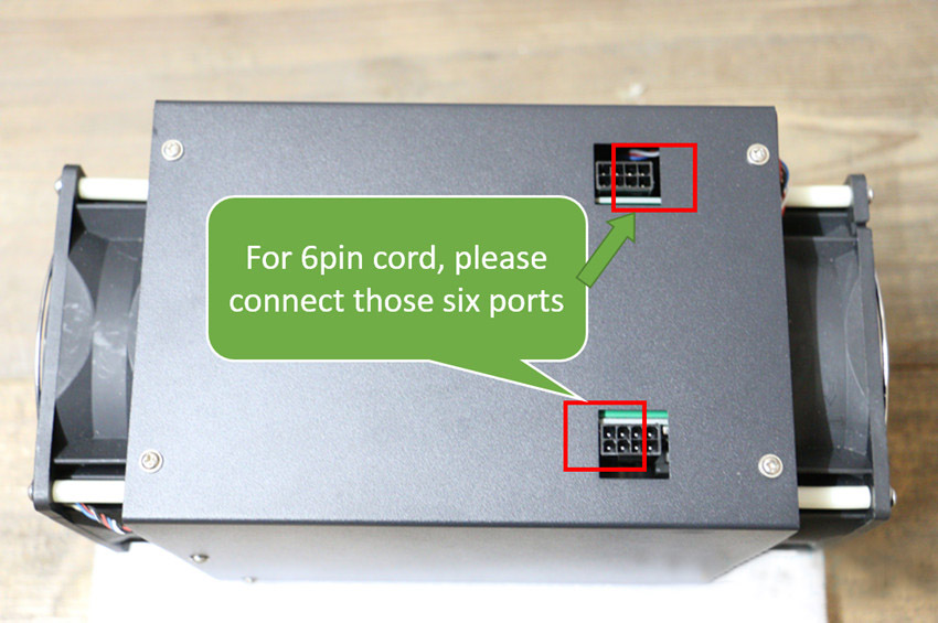 Pinidea Dr3 PSU connection port