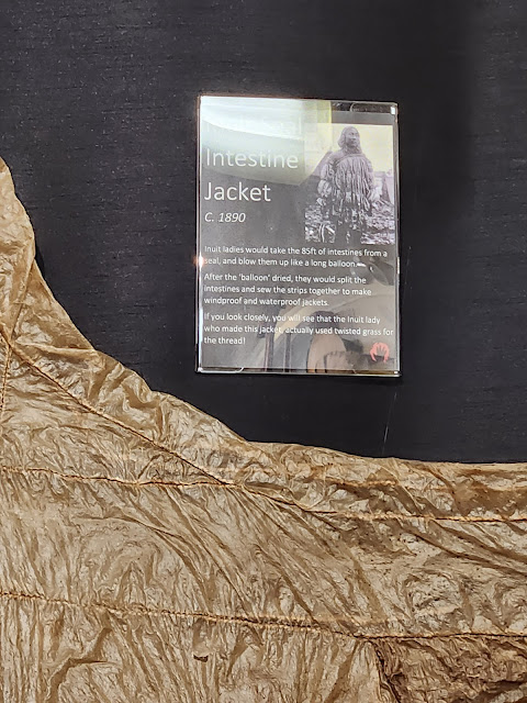 Intestine Jacket made from seal instestines