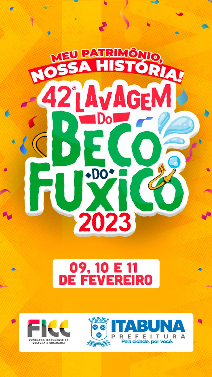 Meu Patrimônio, Nossa Historia! no 42° Lavagem do Beco do Fuxico 2023 em Itabuna Bahia