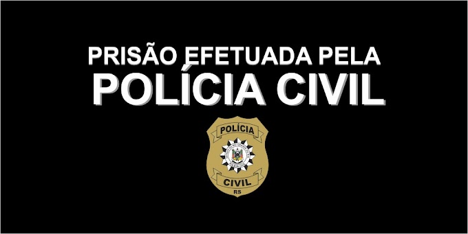 Polícia Civil realiza prisão de homem de 25 anos em Cachoeirinha