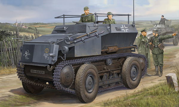 German Sd.Kfz.254 Tracked Armoured Scout car