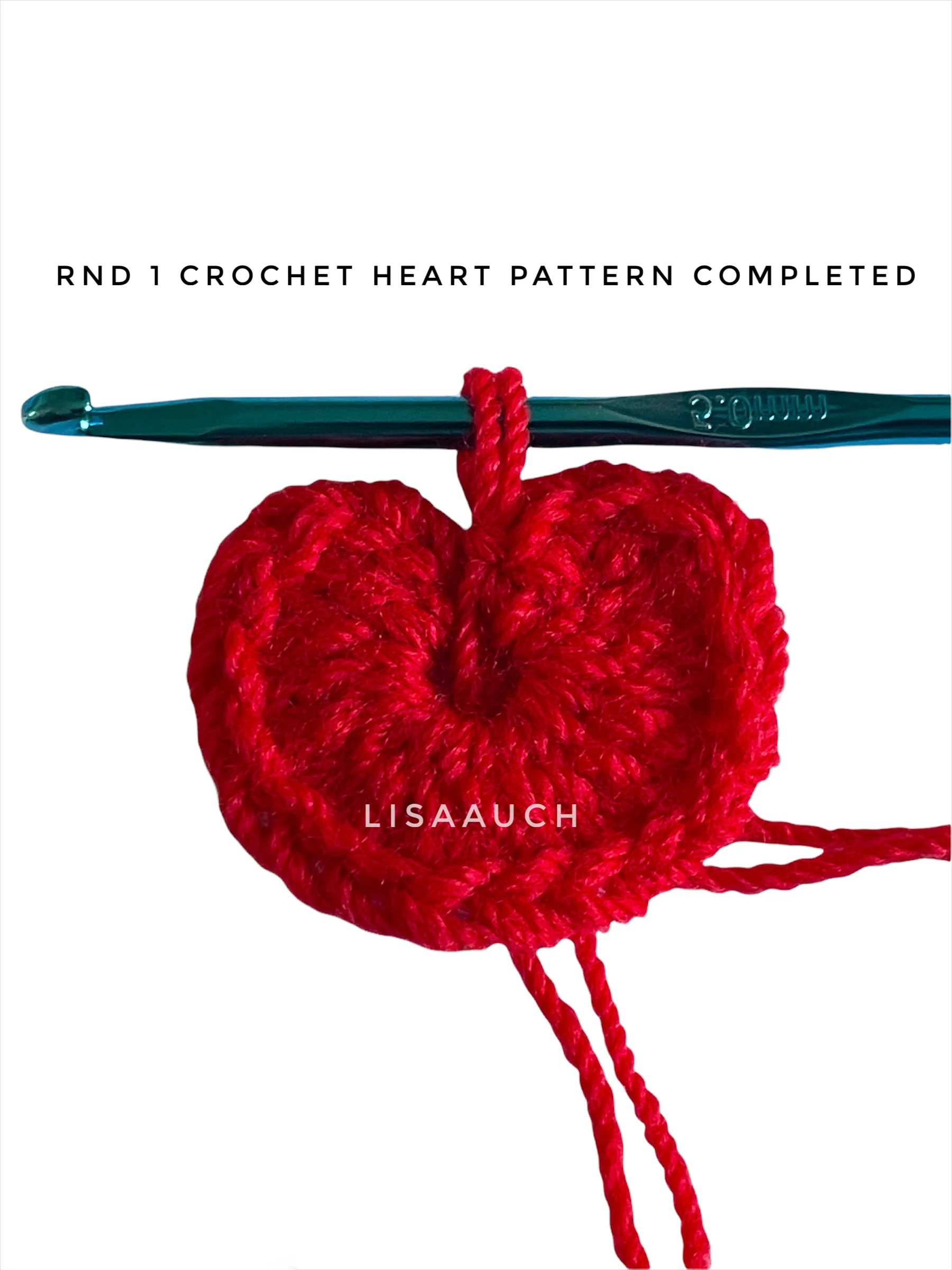 easy large crochet heart pattern