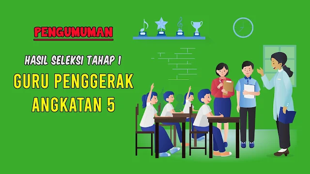 pengumuman calon guru penggerak angkatan 5