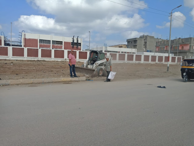 بالصور..بدء الاستعداد للعيد القومي للمحافظة في برج البرلس