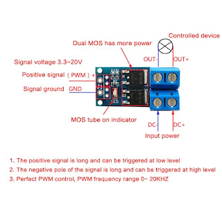 High-power MOSFET Trigger Switch Drive Module