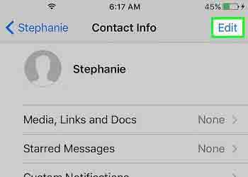 كيفية تغيير اسم جهات الاتصال في الواتساب Android و iPhone