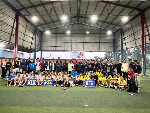 Karang Taruna Harapan Jaya Gelar Turnamen Futsal U-15, Demi Menciptakan Persatuan dan Bakat Olahraga 