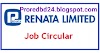 রেনেটা ফার্মাসিউটিক্যাল নিয়োগ বিজ্ঞপ্তি ২০২১ | Reneta Limited Job Circular 2021   