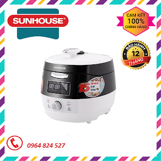 Nồi áp suất điện Sunhouse SHD1858BW