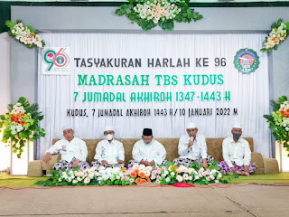 Harlah ke 96 Madrasah TBS, KH M Ulil Albab Arwani: Selalu Syukuri Nikmat Allah 