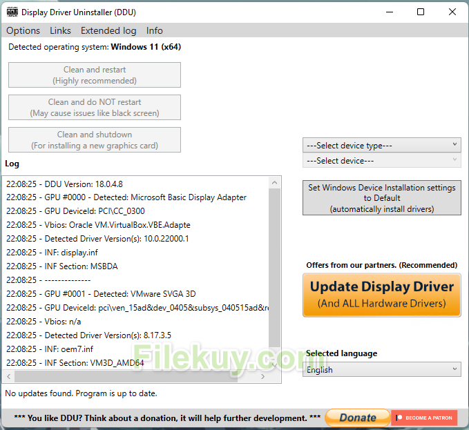 Display Driver Uninstaller 18.0.4.8 Free Download