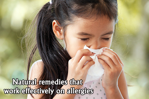 Natural remedies that work effectively  on allergies