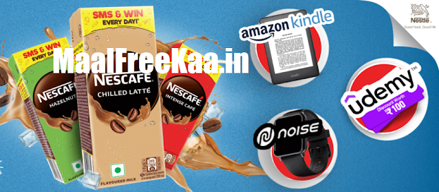 Nescafe Coffee SMS and Win Smartwatch Contest