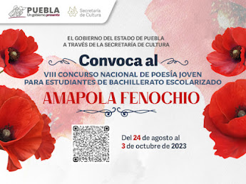 Emiten concurso de poesía para estudiantes de bachillerato.