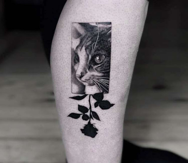 Tatuagens femininas de gatos - 40 fotos e modelos para se inspirar