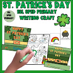 ESL Newcomer activities St. Patrick's Writing Craft