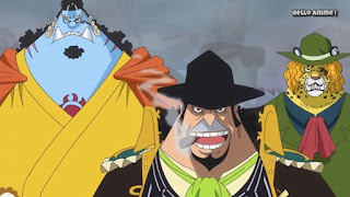 ワンピースアニメ WCI編 834話 ジャッジ ベッジ ペドロ | ONE PIECE ホールケーキアイランド編