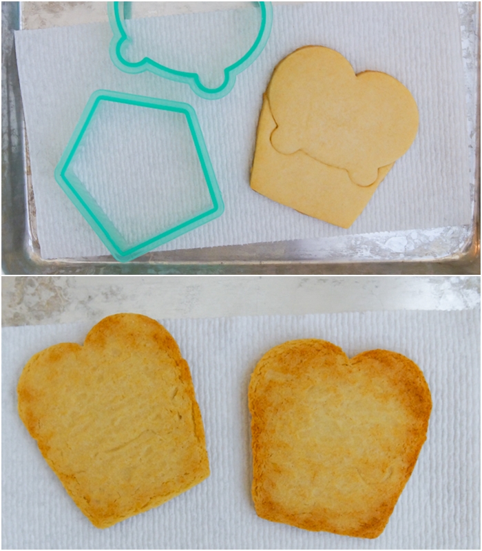 Life is BUTTER With You - Toast and Butter Valentine Cookies