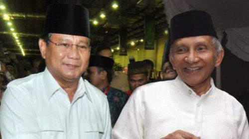 Amien Rais Dukung Prabowo Lagi Jika Anies Batal Jadi Capres