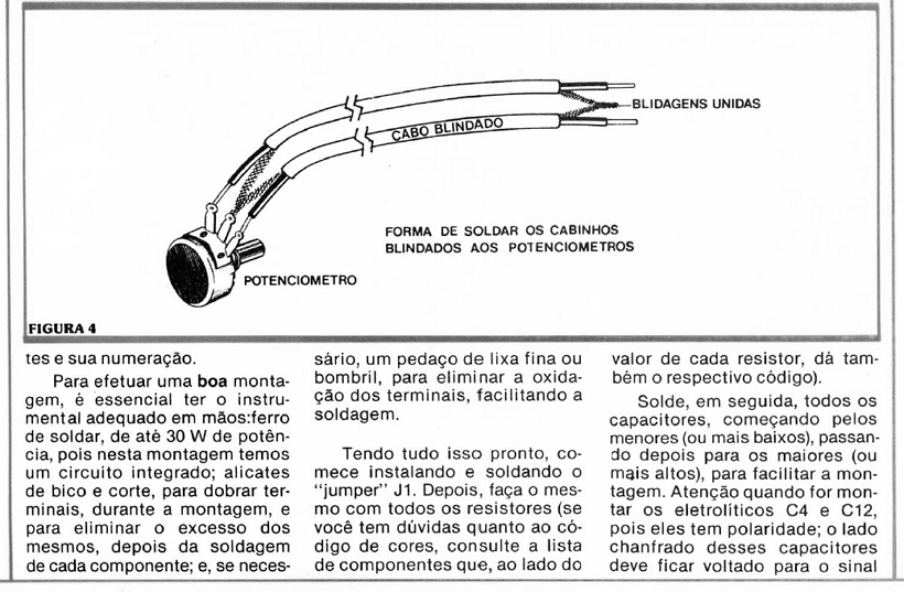 NOVA ELETRÔNICA n.19 - 09/1978 PRÉ-AMPLIFICADOR GUITARRA