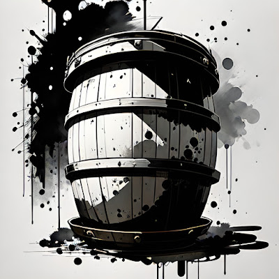 A barrel of mead