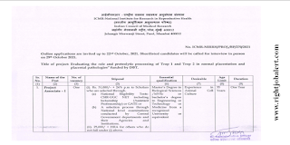 Project Associate Recruitment - Government of  Maharashtra