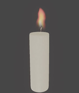 Candle fire light free 3d models blender download